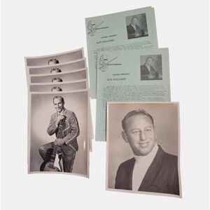 Vintage 60s Ace Williams Country Music Singer Press Photos & Press Releases